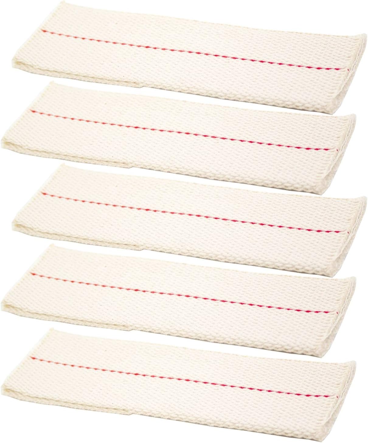 Oil Lamps & Accessories - Round Rayo Center Draft Tube Cotton Oil Lamp Wicks 1 3/8 in ID Pack of 5