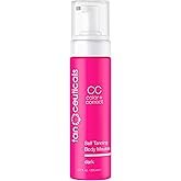 Tanceuticals CC Self Tanning Body Mousse - Dark Self Tanner - Color Correcting & Natural-Looking - Healthy Ingredients & Fresh Coconut Scent Give Instant, Long-Lasting Sunless Tan - 6.7 oz (Dark)