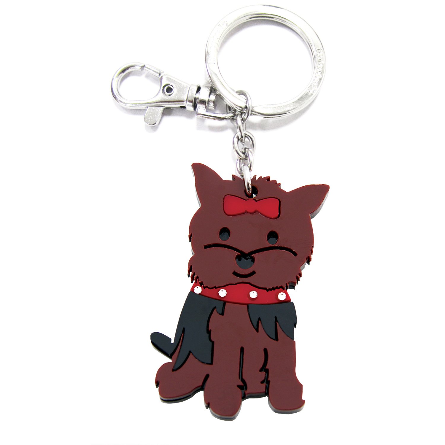 FouFou Dog Keychain Yorkshire Terrier