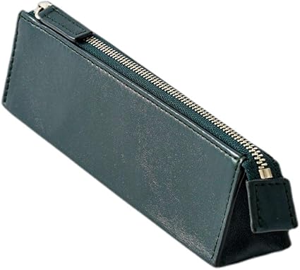 Amazon スマートペンケース ブランド 本革 メンズ レディース 小物 筆箱 ギフト ペア レザー 牛革 シンプル おしゃれ プレゼント大容量 誕生日 ランキング シンプル ブラックグリーン ペンケース 文房具 オフィス用品