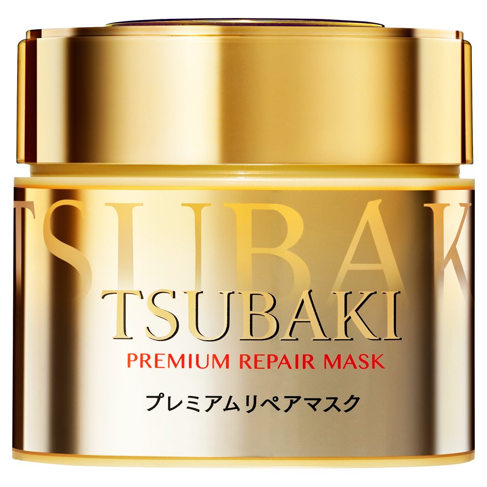 TSUBAKI Premium Moist Hair Mask 180g (2 Bottles) - Intensive Moisturizing Treatment for Smooth and Shiny Hair