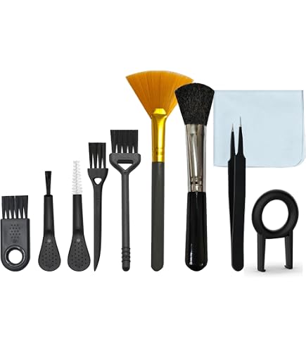 Kit 6 Brosses Nettoyage Antistatique - PC, Clavier, Téléphone, Appareils Électroniques