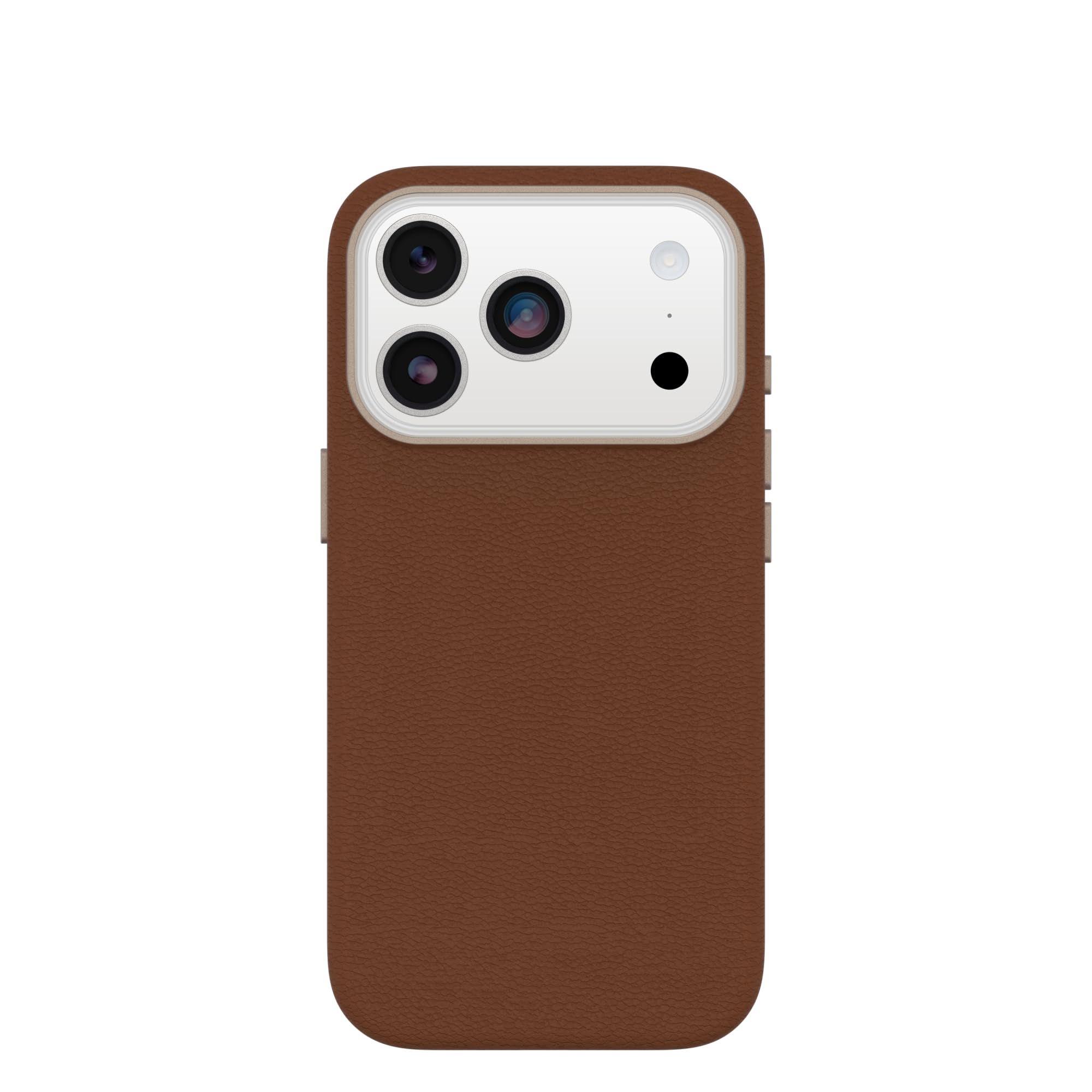 Photo 1 of OtterBox iPhone 17 Pro Symmetry Series Cactus Leather Case - Desert Saddle - Brown