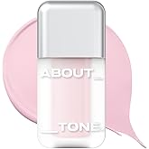 ABOUT TONE Skin Layer Fit Blusher – Semi Matte Cover Fit & Semi Glow Water Fit – High-Fitting Liquid Blush for Longwear Color, Intense Pigment, Smooth Adhesion – Korean Beauty (C01 PETAL PINK)