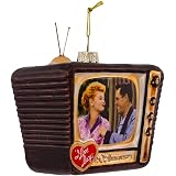 I Love Lucy Kurt Adler Glass TV Ornament