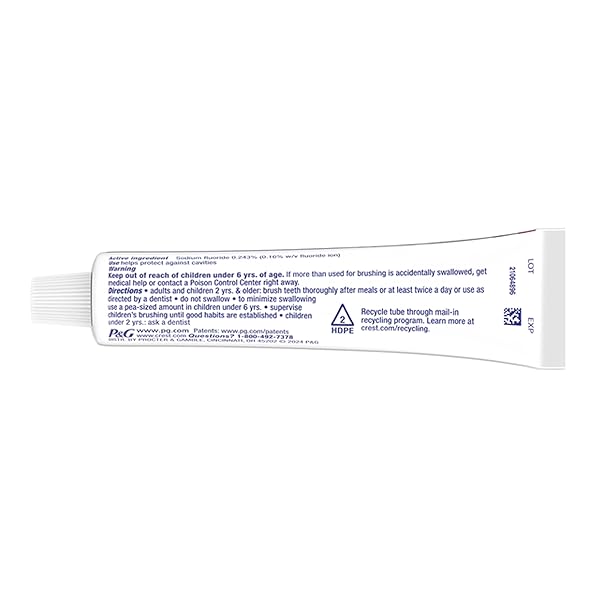 CREST BAKING SODA & PEROXIDE WHITENING TOOTHPASTE WITH TARTAR PROTECTION, FRESH MINT 4.2 OZ (119) – PACK OF 2