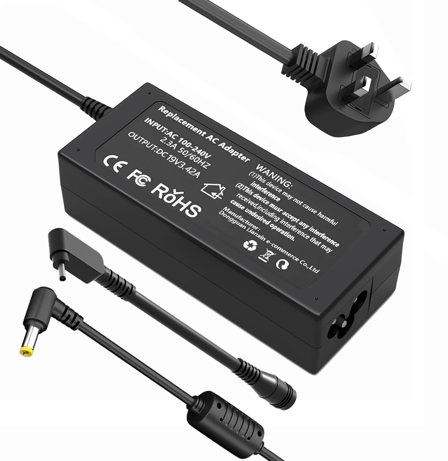 65W Laptop Charger for Acer Aspire 1 3 5 A515-44 A515-45 A515-46 A515-54 A515-54G A515-55 A515-56 A514-54;A315-24P A315-24PT A315-58 A315-59 A315-23 A314-23P 15 AG15-31P:A515-54G-54QQ A315-24P-R7VH