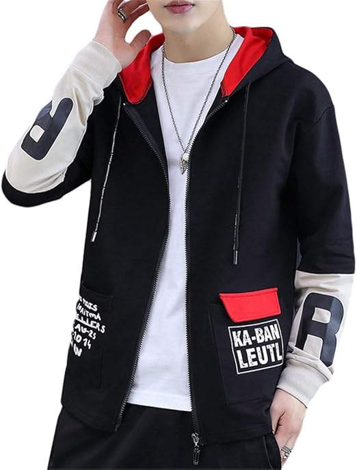 Amazon Yojap パーカー メンズ スウェット 長袖 上着 秋服 柔らかい 学生時代 前開き パーカー カーディガン 暖かい アウター スポーツ 大きいサイズ かっこいい おしゃれ ファション トレーナー パーカー 通販