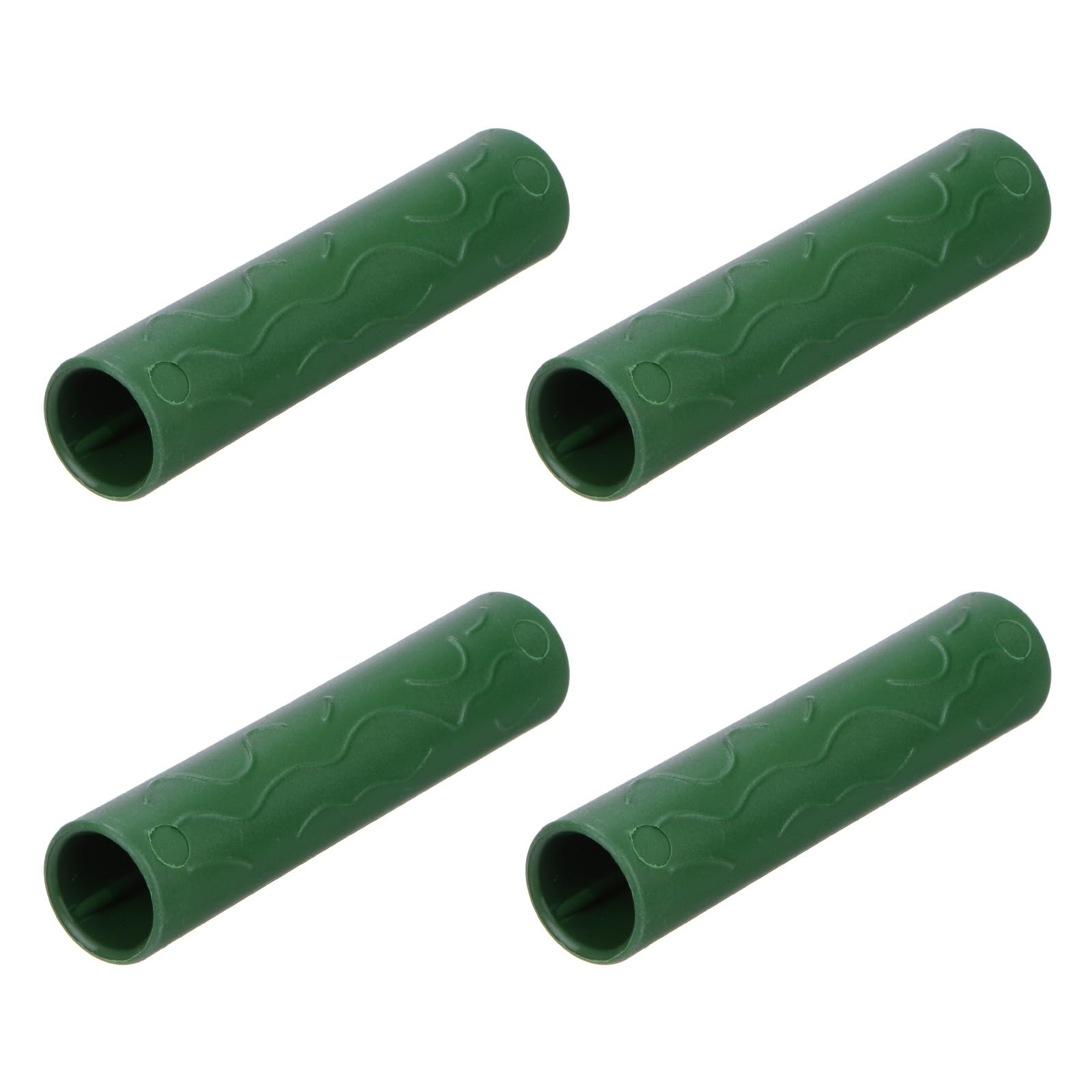 M METERXITY 4 Pcs 11mm Greenhouse Frame Building Connectors, Coupling Pipe Fitting for Grape Trellis/Sunscreen Shed/Gardening Plant Stakes, Greenhouse Accessories [Green]