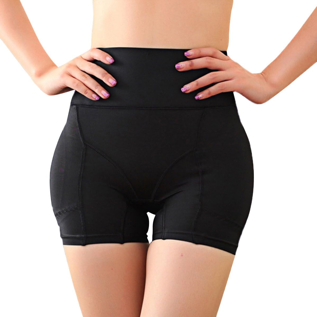 Miureal Women's Hip Enhancer Firm Control Seamless Padded Thigh Slimmer Panties
