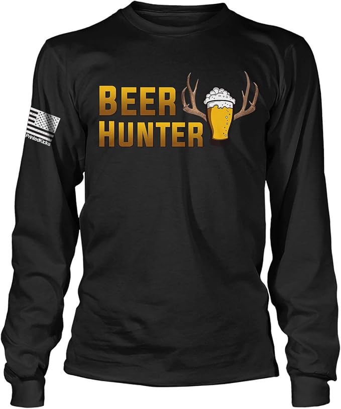 Printed Kicks Beer Hunter Shirt Craft Beer Lover Hunting
