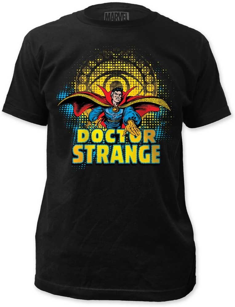 Dr. Strange - Mens Eye Of Agamotto Fitted Jersey T-Shirt, XX-Large, Black