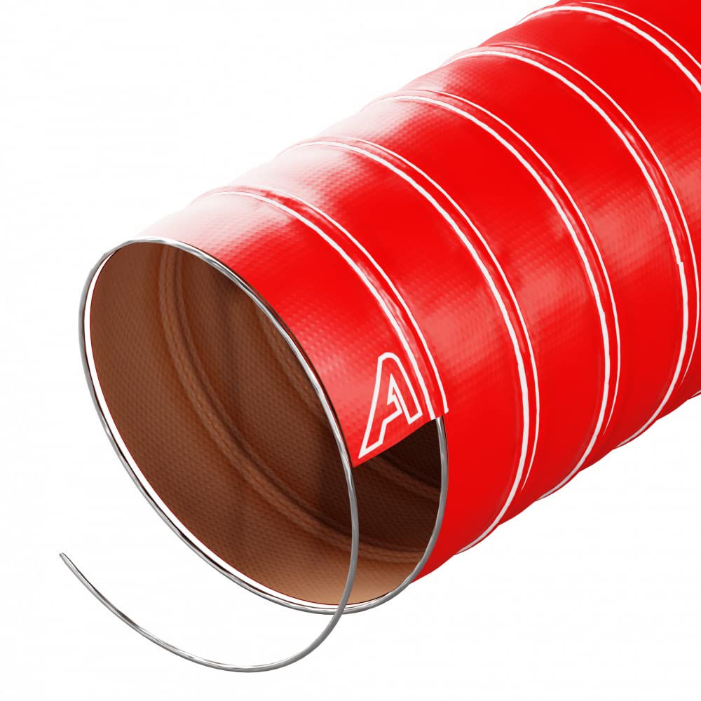 70mm Red Silicone Air Ducting 1 Metre