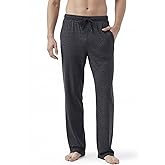 Zylioo Men's Tall Lounge Pajama Bottoms for 6ft+ Guys Soft Sleep Pants with Pockets for Home Relaxing