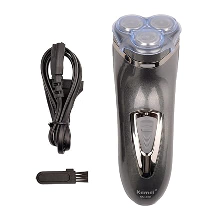 inkint Rasierer Bartschneider Elektro Akku Beard Trimmer mit 3 Bürstenköpfe Schwimmende ...