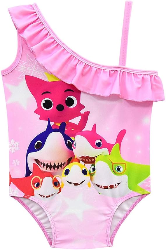 girls shark swimsuit