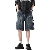 Qreszoom Streetwear Baggy Jorts Y2K Hip Hop Denim Shorts Unisex Summer Vintage Fashion Grunge Jean Shorts