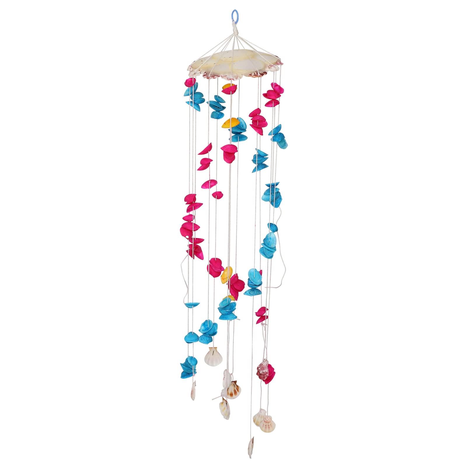BESPORTBLE Home Decor Shell Wind Chimes Ornament, Handicraft Wind Chimes Decoration Natural Shell Wind Chimes Indoor Outdoor Door Window Decoration Wind Chimes ( ) Wedding Decor