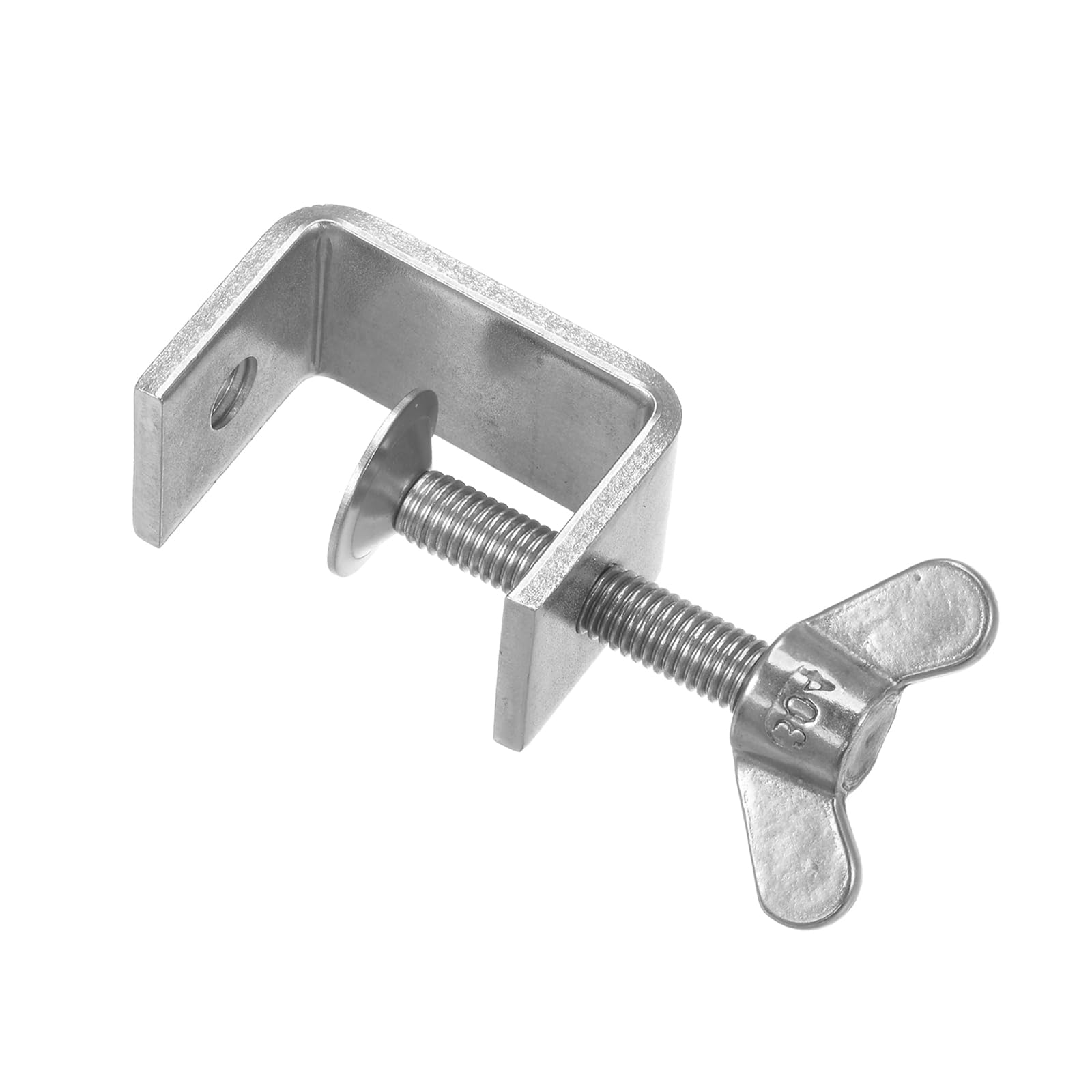 CoCud C-Clamp, 47mm Jaw Opening Width 4.6mm THK, Stainless Steel I Shaped Design Clamp - (Applications: for Woodworking Metalworking Assembly Construction)
