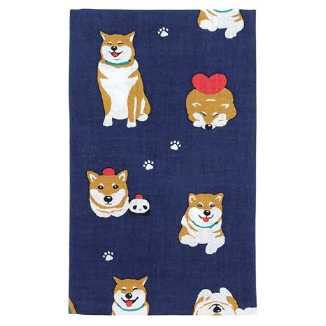 Amazoncom Hamamonyo Nassen Tenugui Towel Maru The Shiba