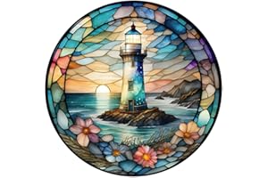 RYMILIE Lighthouses Diamond Art Painting Kits for Adults, Full Drill Diamond Dots Paintings for Beginners, Round 5D Paint with Diamonds Pictures Gem Art Painting Kits DIY Crafts Kits 【13.78x13.78inch】