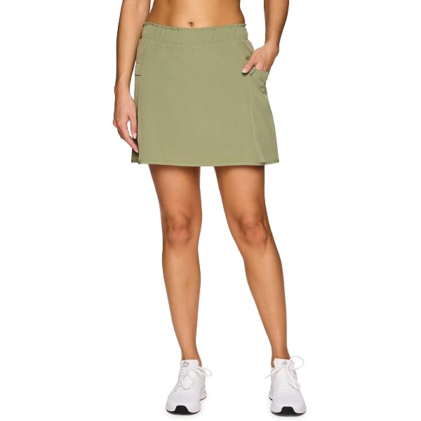 GEWSEY Womens Skorts Modest Knee Length Skirts Athletic Midi Active Running Skirt Mint Green 5xl