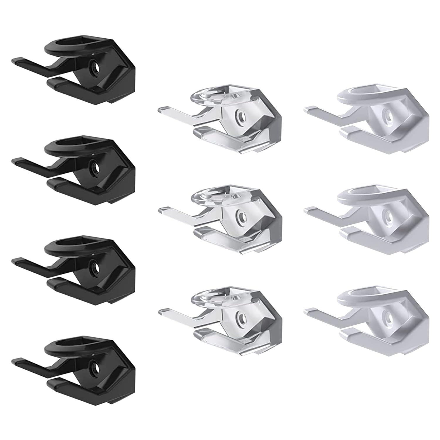 JTMKYO 10 Pieces of Multifunctional Hat Hooks, Can Be Hung On The Wall and Wardrobe, Essential Tools for Hat Racks, Helmet Holders, Hat Hangers, and Hat Storage