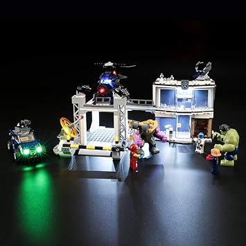 BRIKSMAX Kit de Iluminación Led para Lego Super Heroes Batalla en el Complejo de los Vengadores, Compatible con Ladrillos de Construcción Lego Modelo 76131, Juego de Legos no Incluido: Amazon.es: Juguetes y