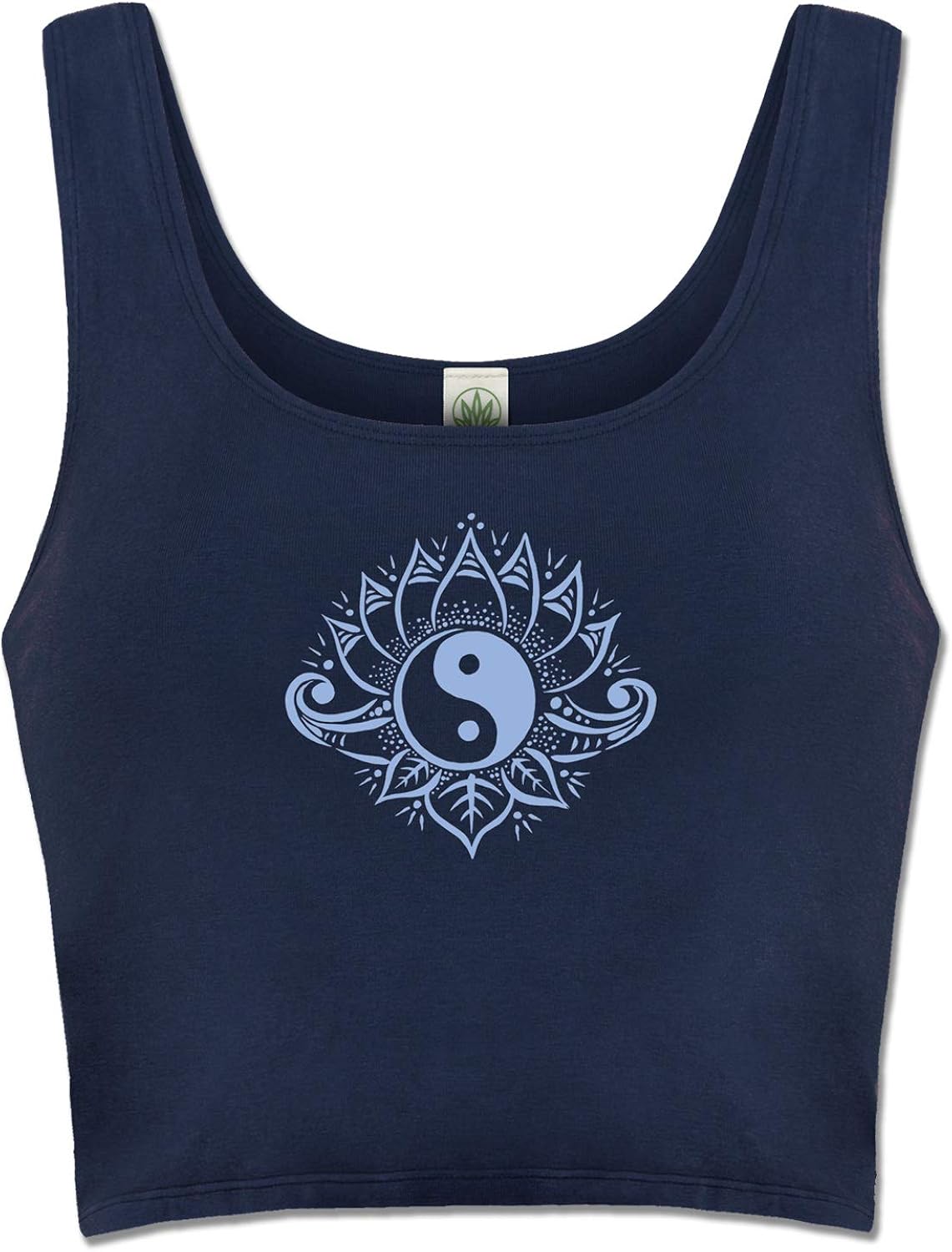 navy blue yoga top