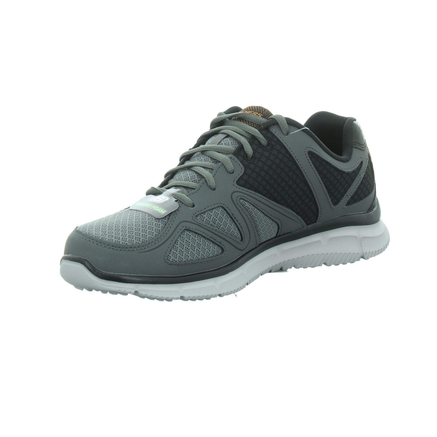 Skechers Men's 58350 Low Top Sneakers, Grey, 9 UK