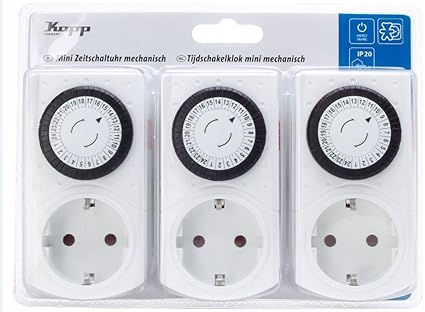 Kopp 195302174 3X ZeitschUhr elektr. w.