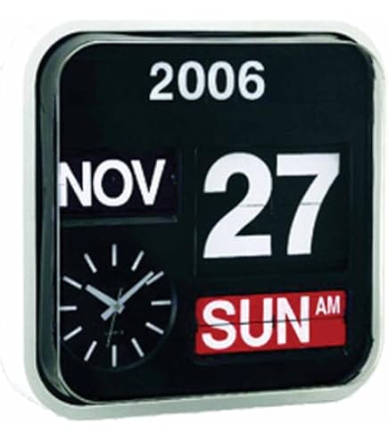 Amazon.com: FARTECH Auto Calendar Flip Clock AD-640
