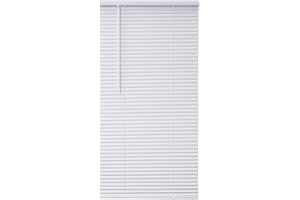 Blinds Giant, 1" Cordless Mini Blind 30"(W) X 54"(L) White, Light Filtering, Cordless Lift and Want Tilt.