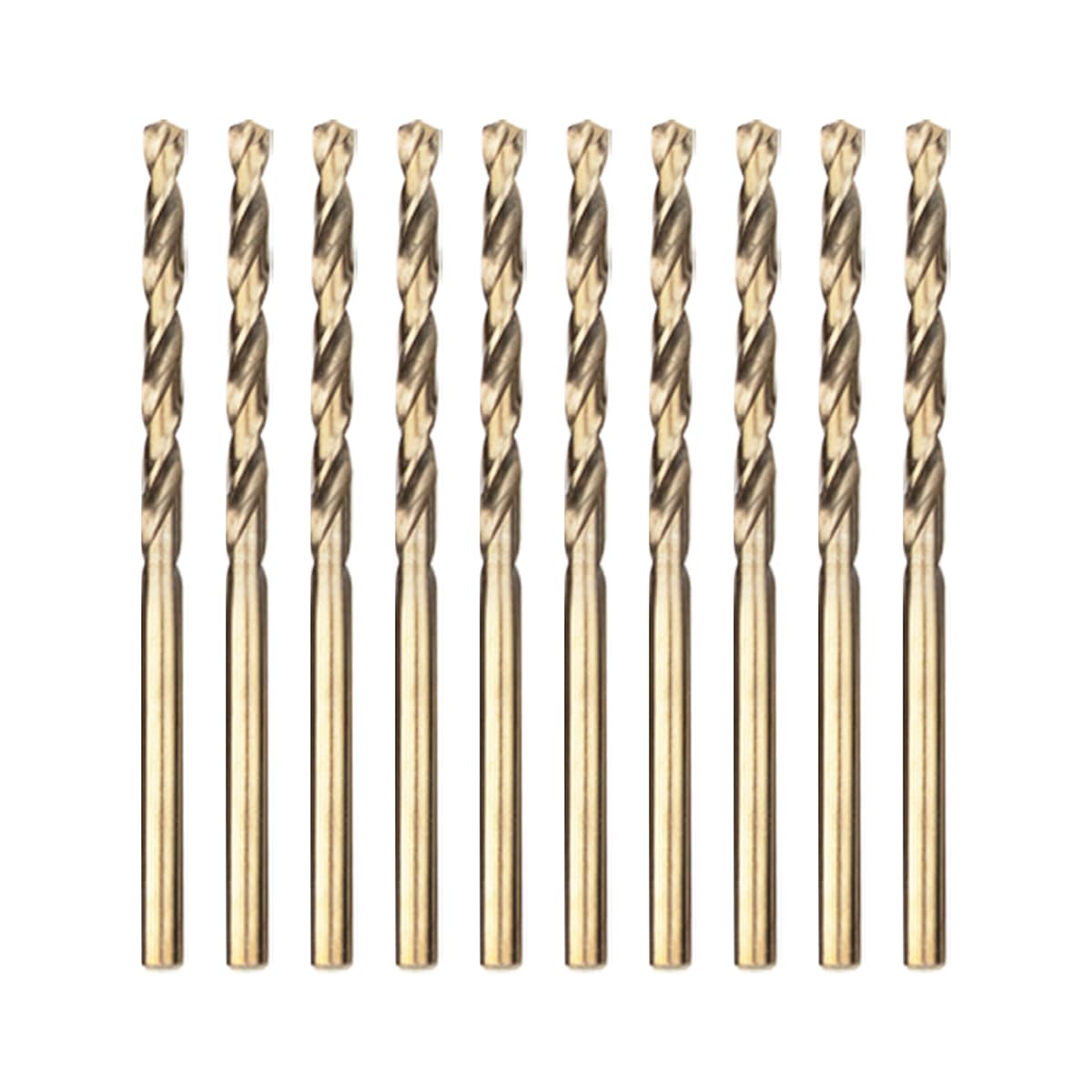 Meccion HSS Cobalt Jobber Drill Bit 10pcs 1.0mm Twist Drill Bit for Drilling Stainless Steel and Metal — image 1