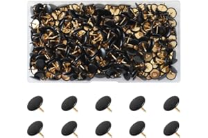 300 PCS Thumb, Tacks Plastic Round Head Thumbtack, Plastic Roundness Push Pins, Roundness Head Thumbtack for Map, Office, Pho