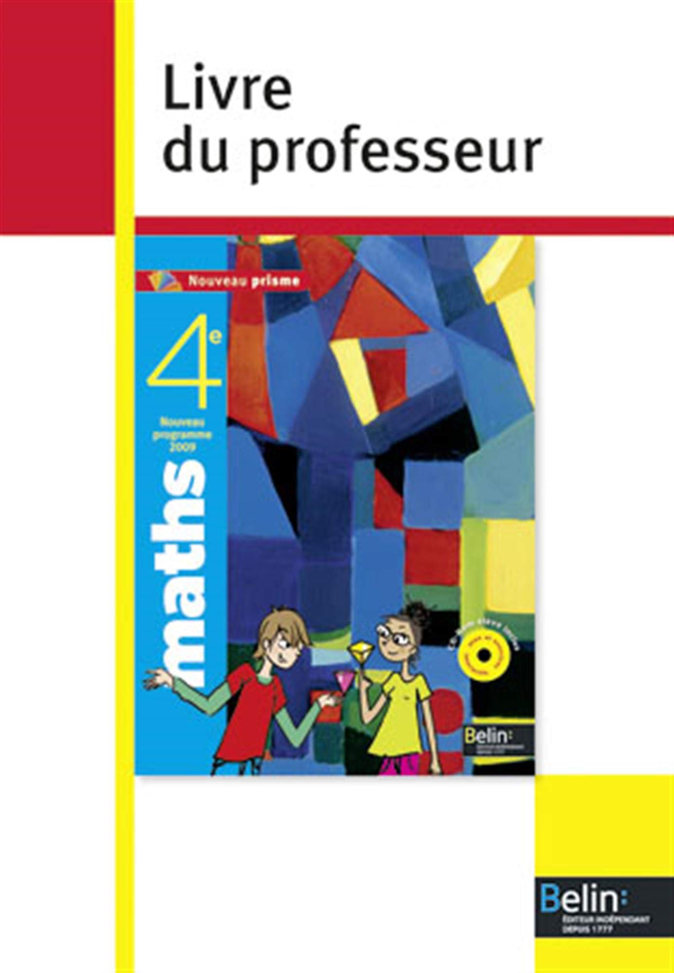 Amazon Fr Maths 4e Livre Du Professeur Programme 2009 Jacob Nadine Livres