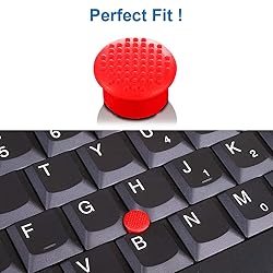 MMOBIEL 5 PCS Rubber TrackPoint Keyboard Mouse Red