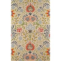 Momeni Rugs Newport Collection, 100% Wool Hand Tufted Loop Cut Contemporary Area Rug, 5