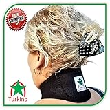 Neck Brace ~ New Black support Turkino Tourmaline Portable Device ~ Physical Therapy ~ Pain Relief, Arthritis, Depression, Stress, Headaches ~ Natural Remedy Cervical Collar Men, Women