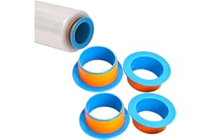 PALMAROSA 2 Pairs Stretch Wrap Dispenser, Shrink Wrap Handle, Stretch Wrap Holder Stretch Film Wrap for Shipping, Pallet, Packing and Moving Supplies, Plastic Hand Saver Fit for 3 Inch Core