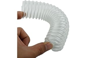 Replacement Lower Duct Hose for Shark HV300 HV302 HV320 HV321 for Rotator Vacuum Cleaners,Clear Flexible Replacement Tube wit