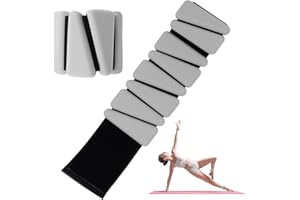 MXIIXM Wrist Weights Set of 2, Adjustable Silicone Workout Weights for Women and Men, Wearable Ankle/Wrist Weights Suitable for Yoga, Dance, Pilates, Pool Exercises and Jogging, 2lb