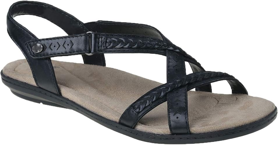 low heel earth sandals