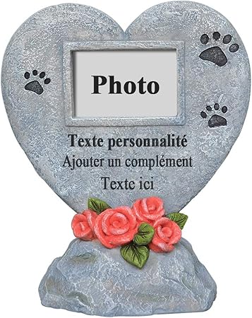 Petaflop Cadre Animal Souvenir Plaque Funeraire Avec Textes Sur