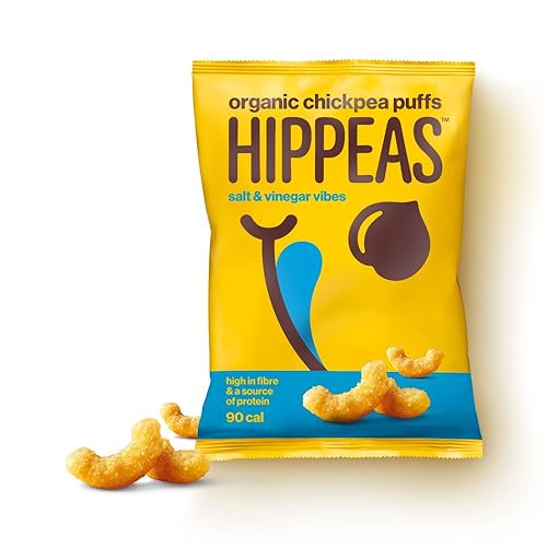 Hippeas Organic Chickpea Puffs Cheese & Love 22g (Pack of 24) Amazon
