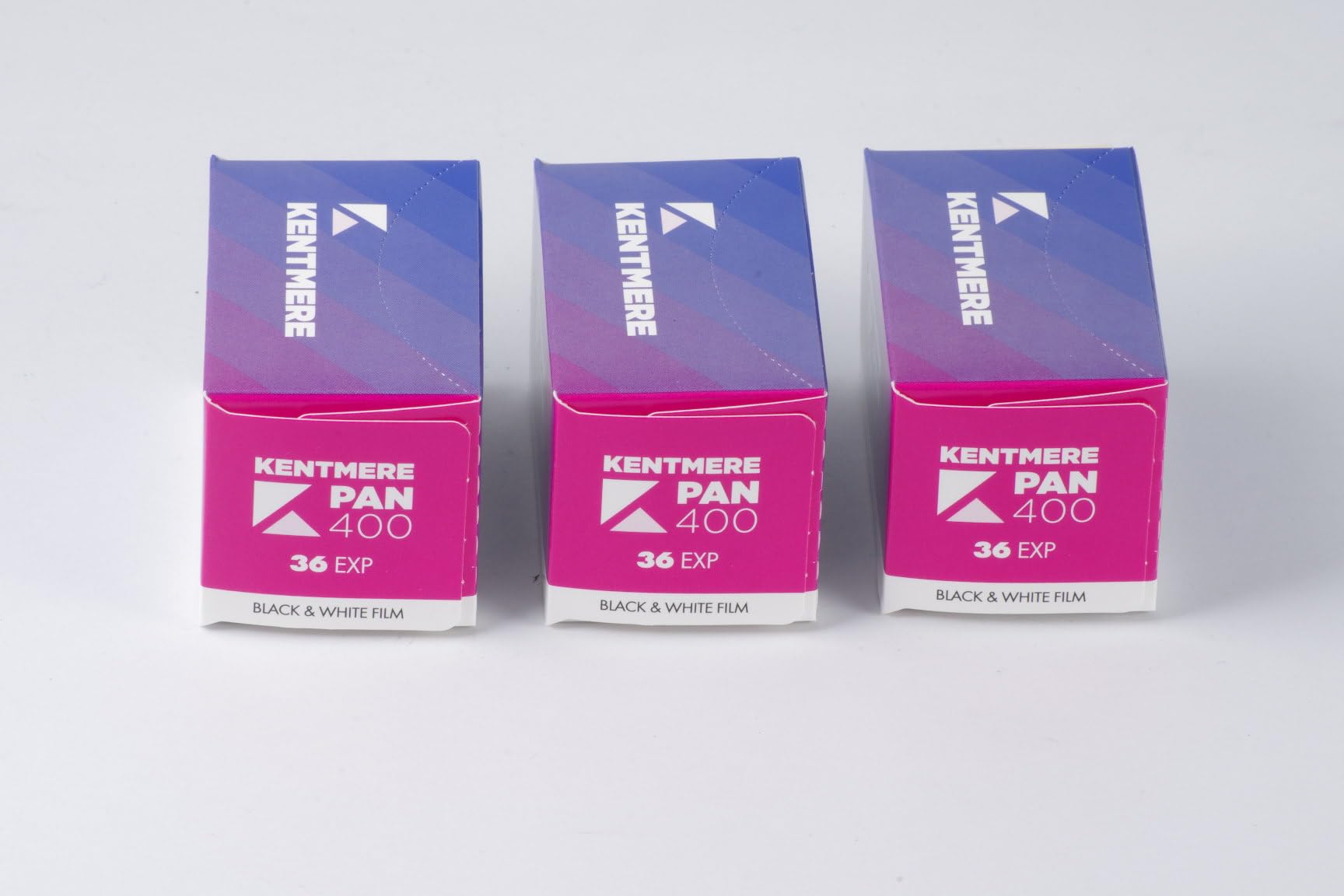 Kentmere 400asa Black & White Film 35mm 36exp 3 Pack