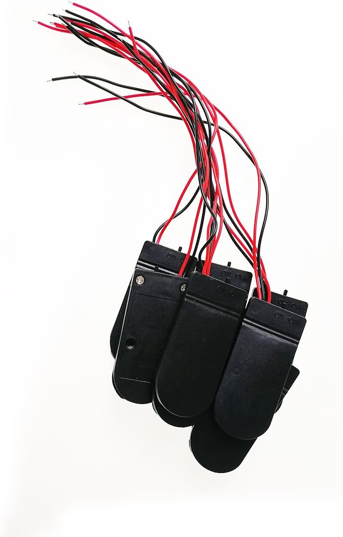 CR2032 Battery Holder with Switch for 2 x 3V CR2032 Cell