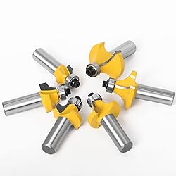 CHCYWJGJ 1/2 Shank 7pcs Corner Rounding Bit