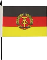 AZ FLAG East Germany Table Flag 5x8 in Mini Desk Flag 21x14 cm view 2