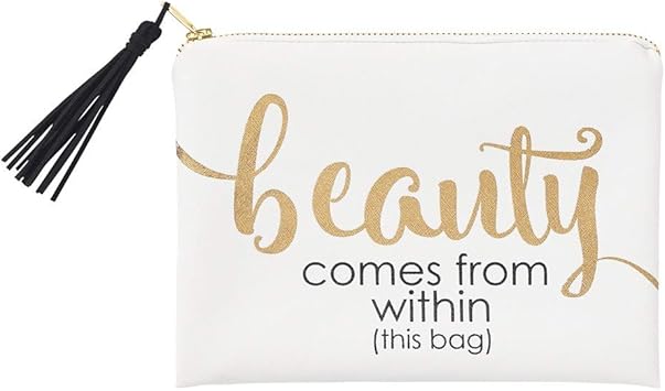 Amazon Co Jp 面白いノベルティ化粧品バッグ 美しさはwithinから来ています Generic